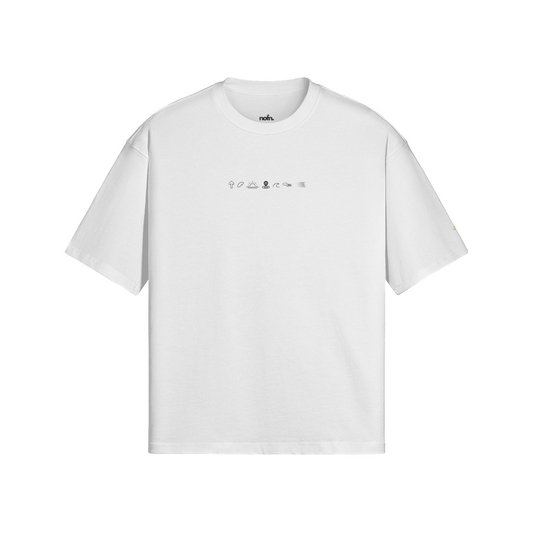 Psalm139 - Oversized T-Shirt (Weiß)